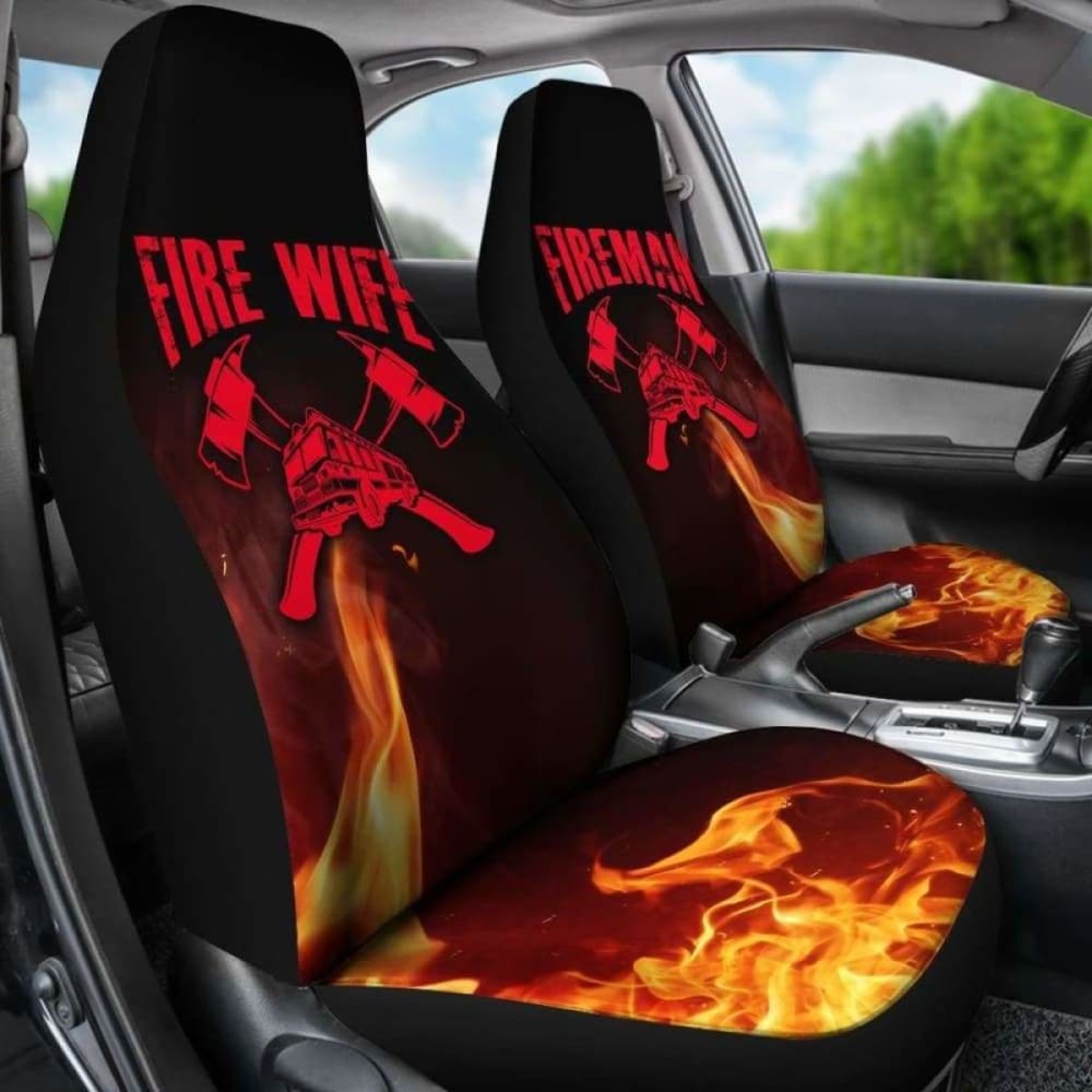 Fireman Fire Wife Car Seat Covers 101211