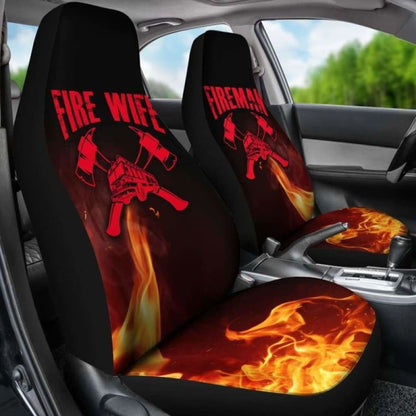 Fireman Fire Wife Car Seat Covers 101211