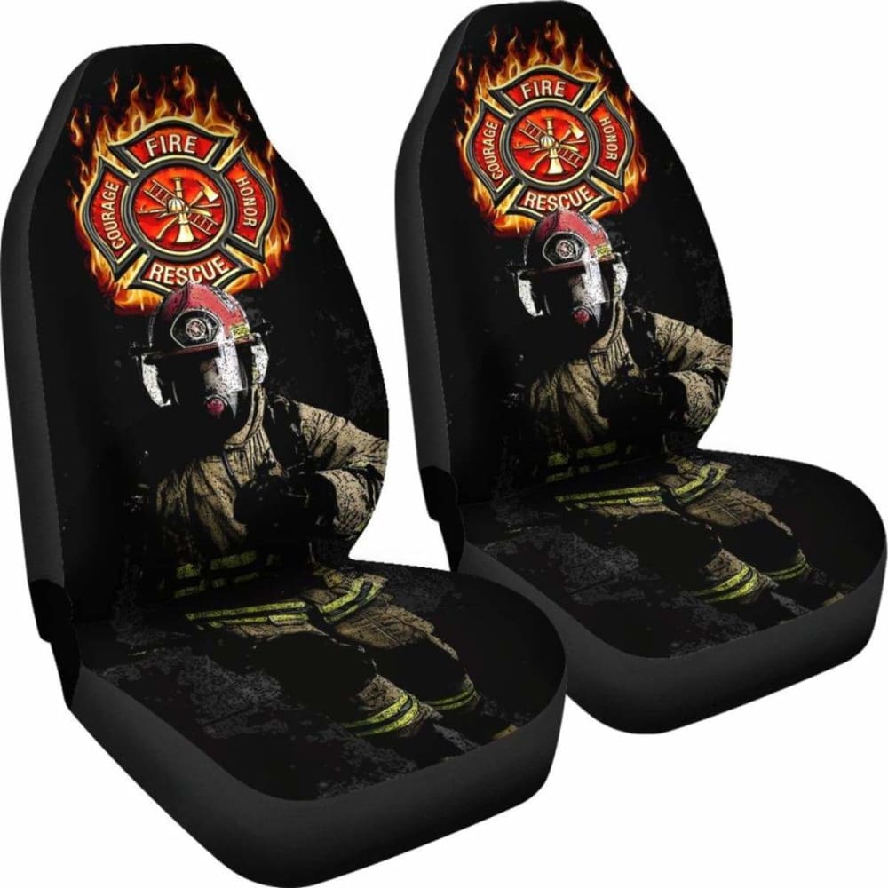 First Responders Firefighter Car Seat Covers Set Of 2 101211