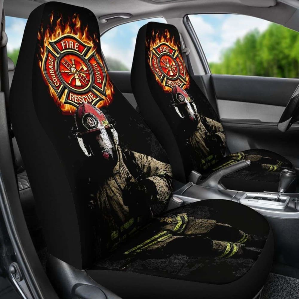 First Responders Firefighter Car Seat Covers Set Of 2 101211