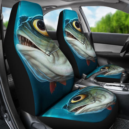 Fish And Hook Car Seat Covers 182417 - YourCarButBetter