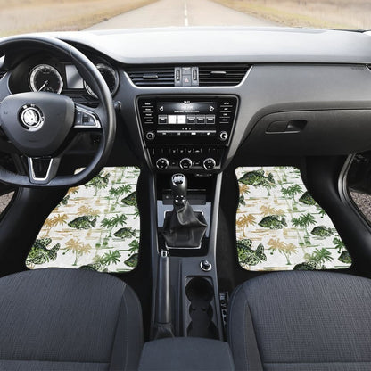 Fishing Car Mats Black Crappie Pattern Hawaii Style Car Decor 182417 - YourCarButBetter
