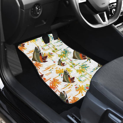 Fishing Car Mats Brook Trout Pattern Hawaii Style Car Decor 182417 - YourCarButBetter