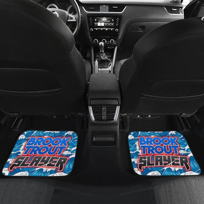 Fishing Car Mats Brook Trout Slayer Japanese Style Car Decor 182417 - YourCarButBetter