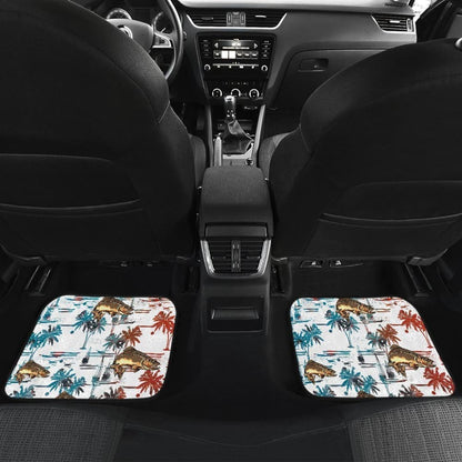 Fishing Car Mats Brown Trout Pattern Hawaii Style Car Decor 182417 - YourCarButBetter