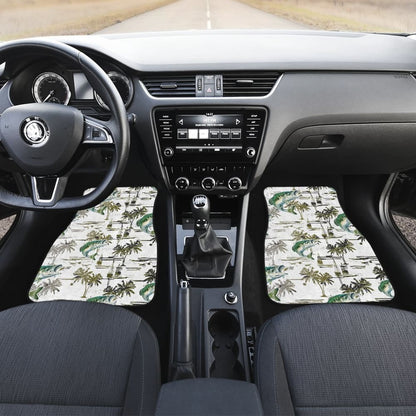 Fishing Car Mats Largemouth Bass Fish Pattern Hawaii Style Car Decor 182417 - YourCarButBetter