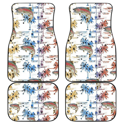 Fishing Car Mats Rainbow Trout Pattern Hawaii Car Decor 182417 - YourCarButBetter