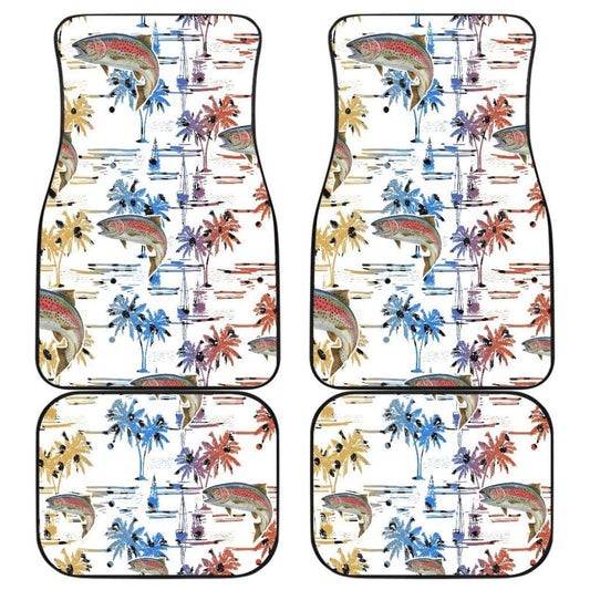 Fishing Car Mats Rainbow Trout Pattern Hawaii Car Decor 182417 - YourCarButBetter