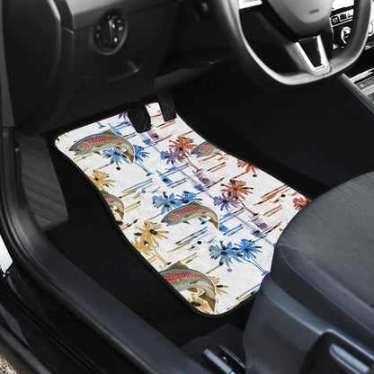 Fishing Car Mats Rainbow Trout Pattern Hawaii Car Decor 182417 - YourCarButBetter