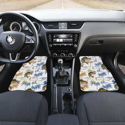 Fishing Car Mats Walleye Fish Pattern Hawaii Car Decor 182417 - YourCarButBetter