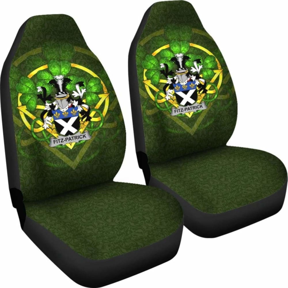 Fitz-Patrick Ireland Car Seat Cover Celtic Shamrock (Set Of Two) 154230 - YourCarButBetter