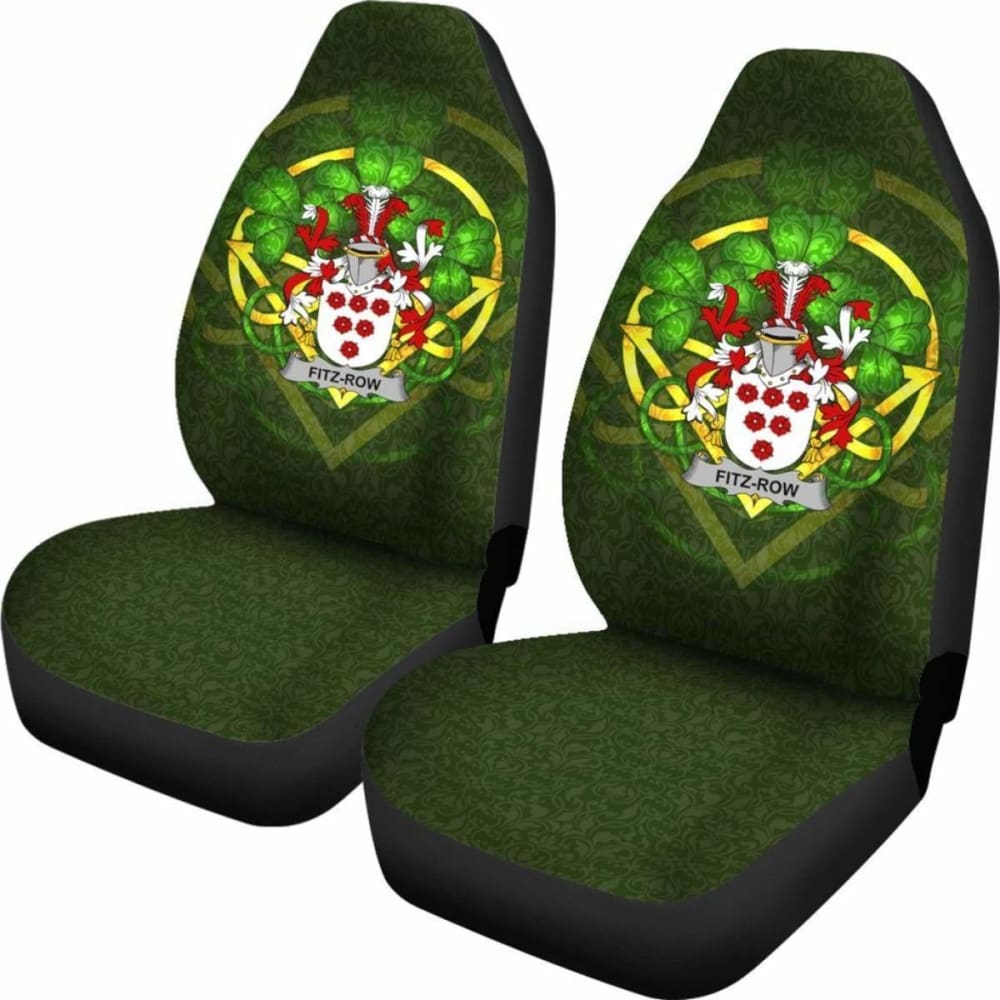 Fitz-Row Ireland Car Seat Cover Celtic Shamrock (Set Of Two) 154230 - YourCarButBetter