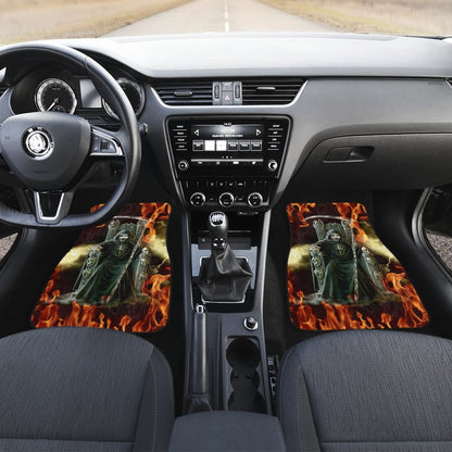Flaming Grim Reaper Fire Car Floor Mats 212304 - YourCarButBetter