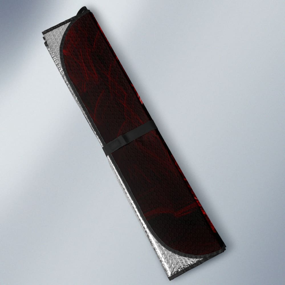 Flaming Red Fire Skull Car Auto Sun Shades 211901 - YourCarButBetter