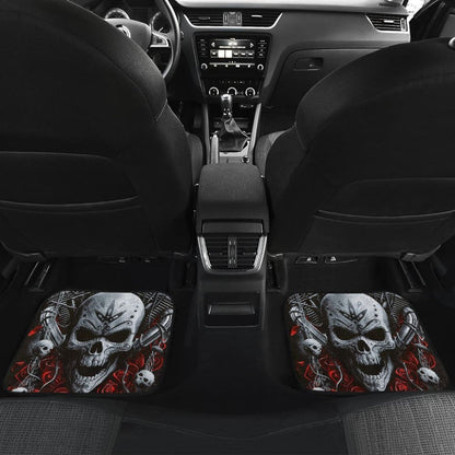 Flaming Skull Car Mats 103131 - YourCarButBetter