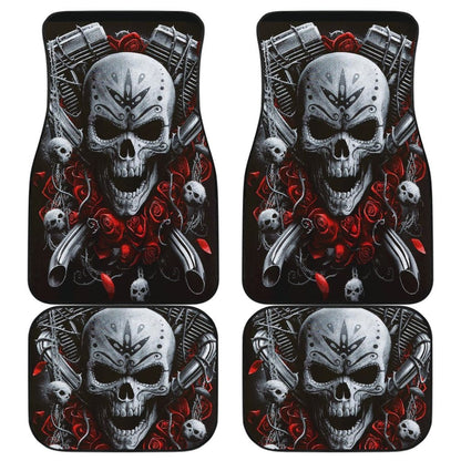 Flaming Skull Car Mats 103131 - YourCarButBetter