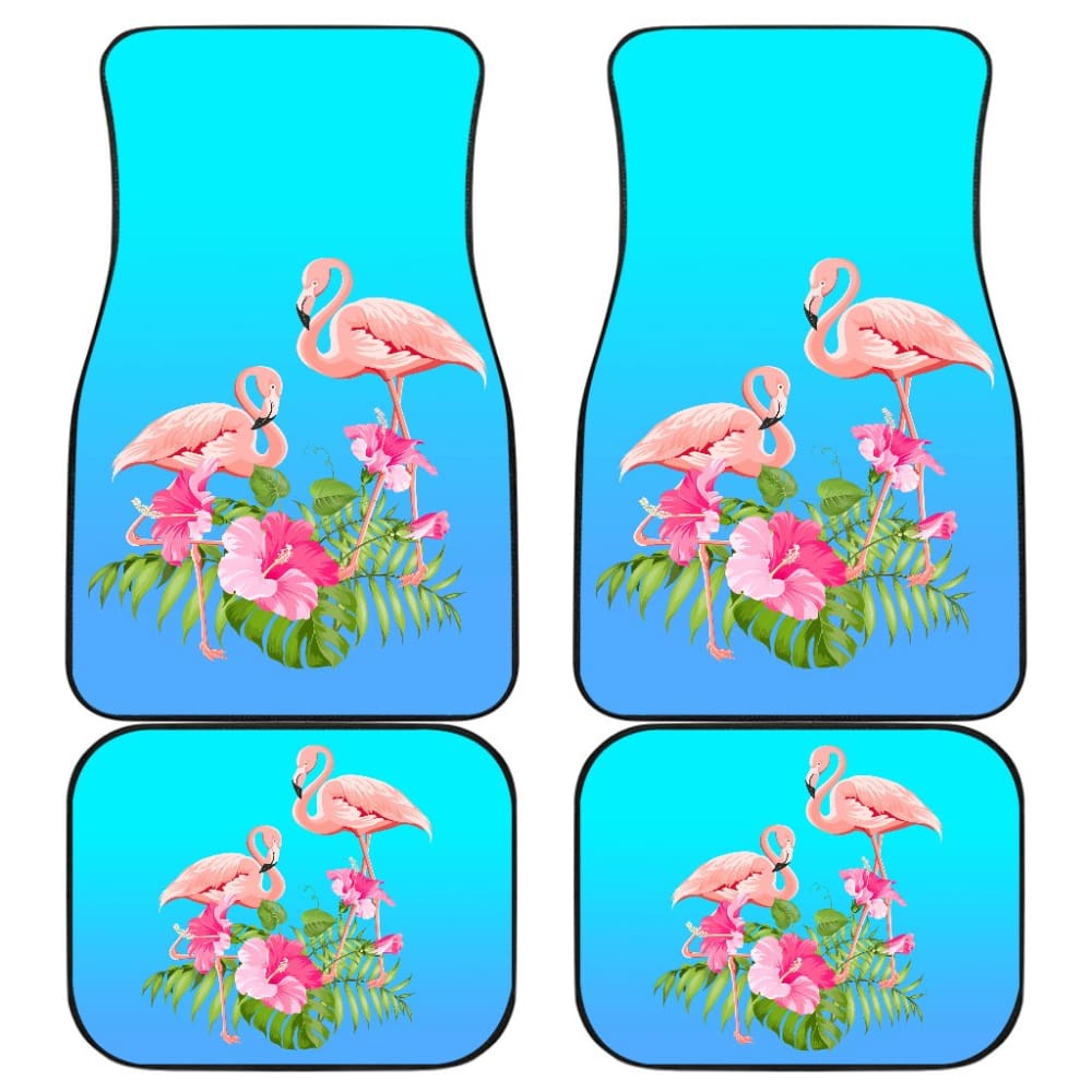 Flamingo Tropical Pink Car Floor Mats 210704 - YourCarButBetter