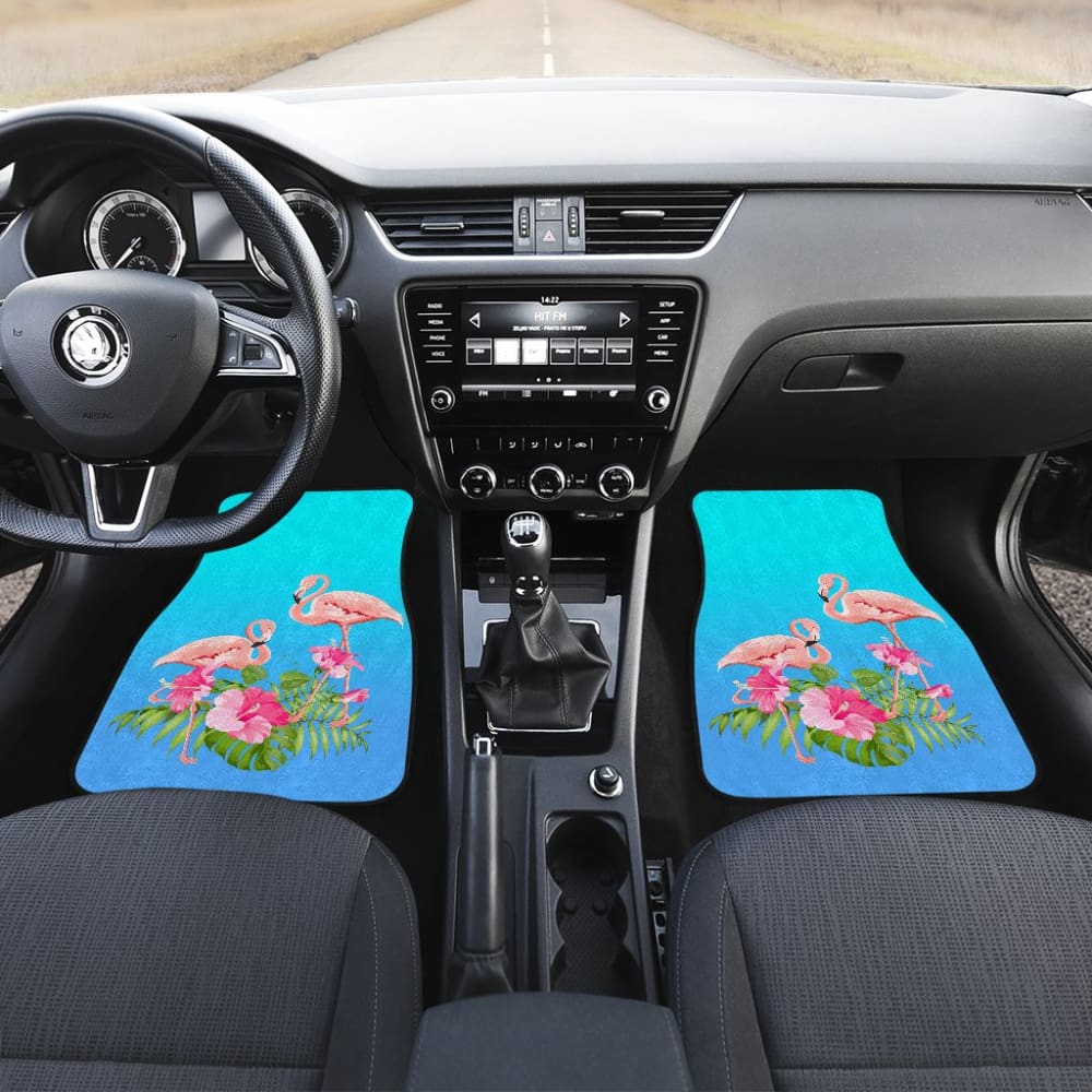 Flamingo Tropical Pink Car Floor Mats 210704 - YourCarButBetter
