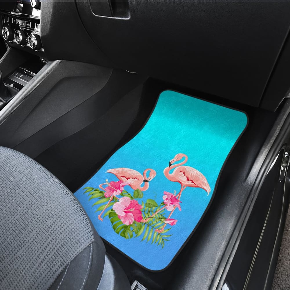 Flamingo Tropical Pink Car Floor Mats 210704 - YourCarButBetter