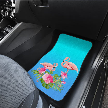 Flamingo Tropical Pink Car Floor Mats 210704 - YourCarButBetter