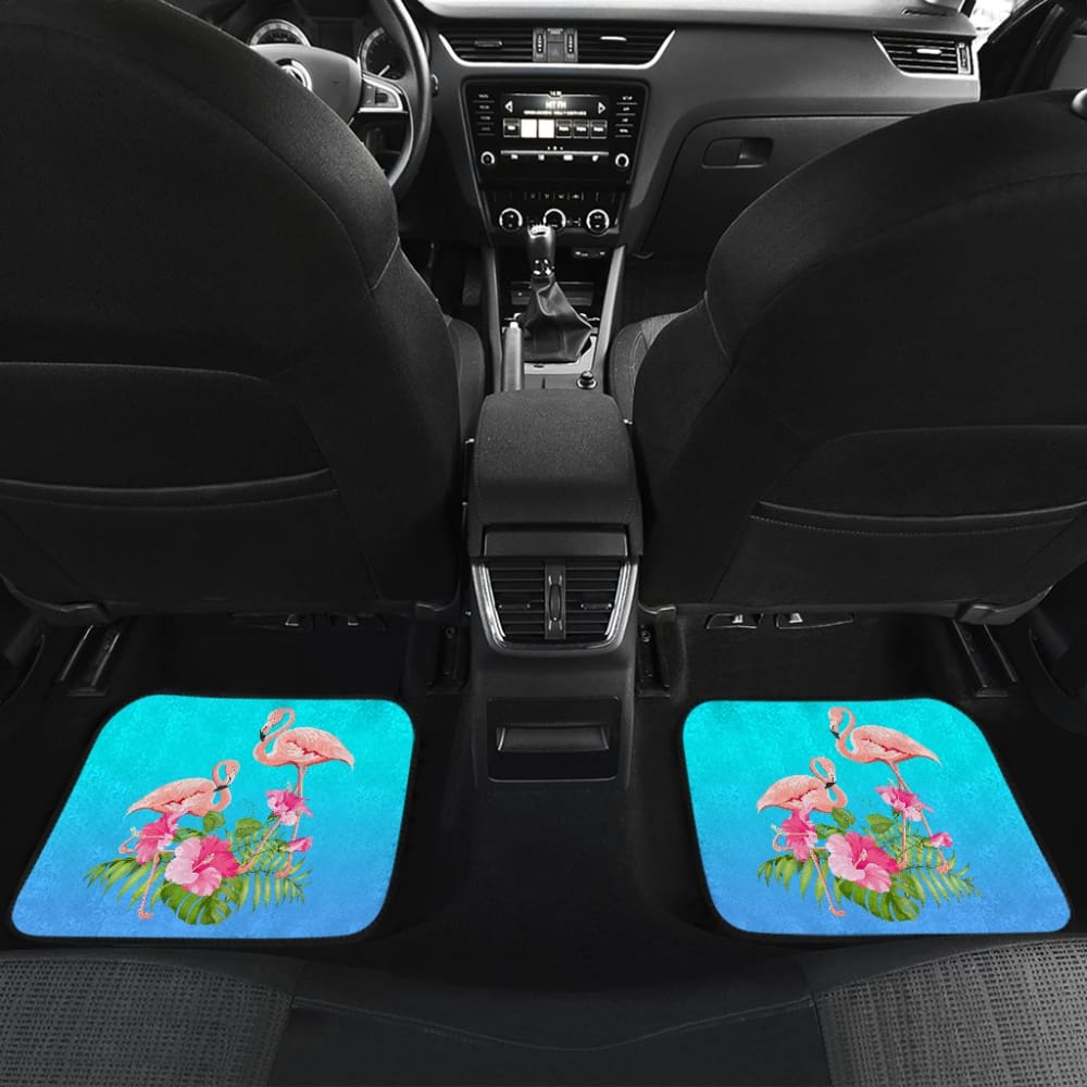 Flamingo Tropical Pink Car Floor Mats 210704 - YourCarButBetter