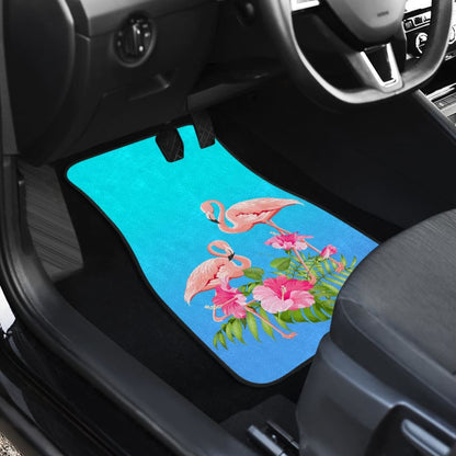 Flamingo Tropical Pink Car Floor Mats 210704 - YourCarButBetter