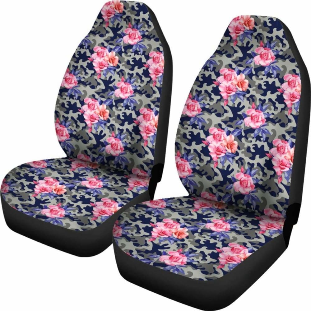 Floral Camouflage Car Seat Covers 112608