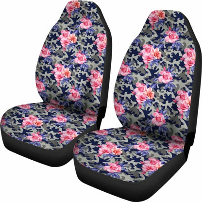 Floral Camouflage Car Seat Covers 112608