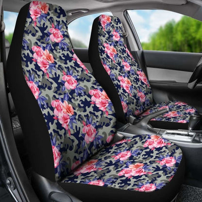 Floral Camouflage Car Seat Covers 112608