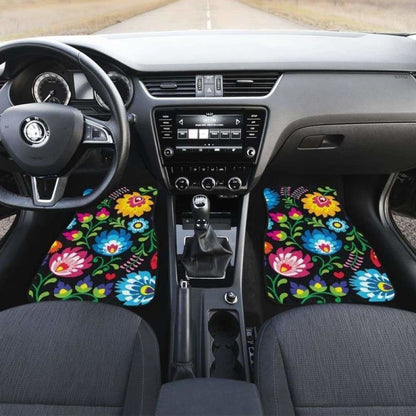 Floral Car Floor Mats 153908 - YourCarButBetter