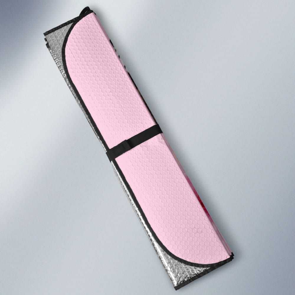 Floral Colorful Butterflies Pink Themed Car Auto Sun Shades 211301 - YourCarButBetter