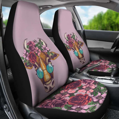 Floral Cow Car Seat Covers 144730
