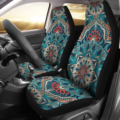 Flourishing Mandala Car Seat Covers 093223 - YourCarButBetter