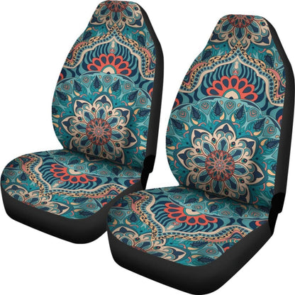 Flourishing Mandala Car Seat Covers 093223 - YourCarButBetter