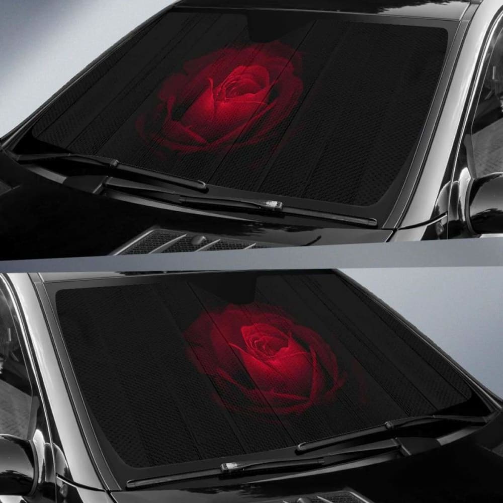 Flower Roses Car Sun Shade 172609 - YourCarButBetter