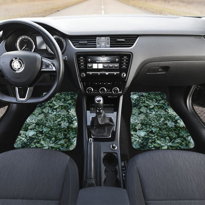 Flowers Succulent Car Floor Mats 212601 - YourCarButBetter