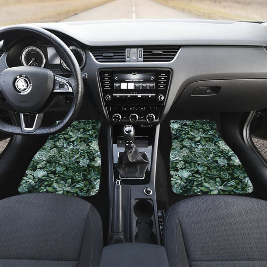 Flowers Succulent Car Floor Mats 212601 - YourCarButBetter