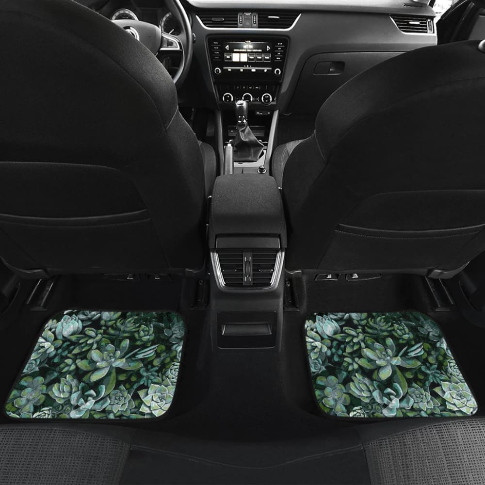 Flowers Succulent Car Floor Mats 212601 - YourCarButBetter
