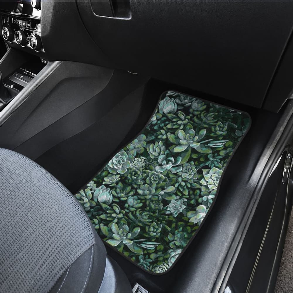 Flowers Succulent Car Floor Mats 212601 - YourCarButBetter