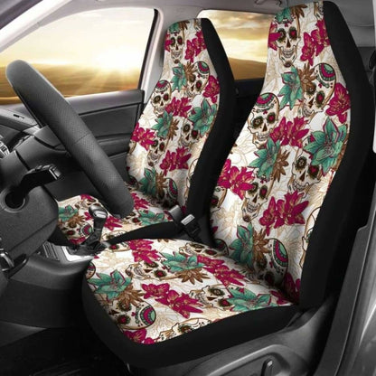 Flowers Sugar Skull Car Seat Covers 101207