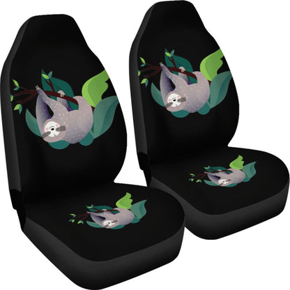 Follow Your Dream Sloth Car Seat Covers 211001 - YourCarButBetter