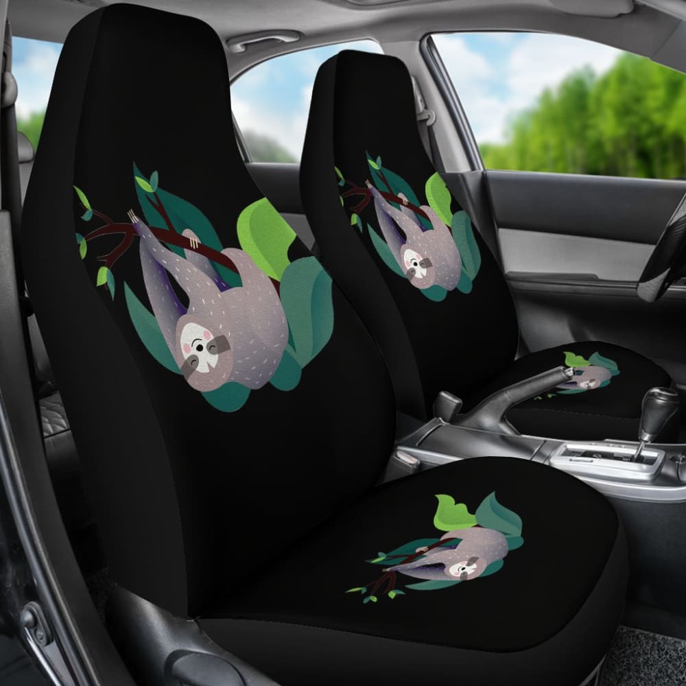 Follow Your Dream Sloth Car Seat Covers 211001 - YourCarButBetter