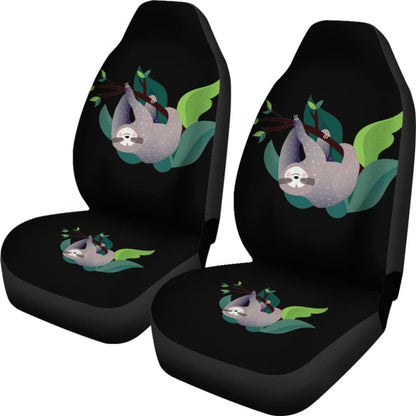 Follow Your Dream Sloth Car Seat Covers 211001 - YourCarButBetter