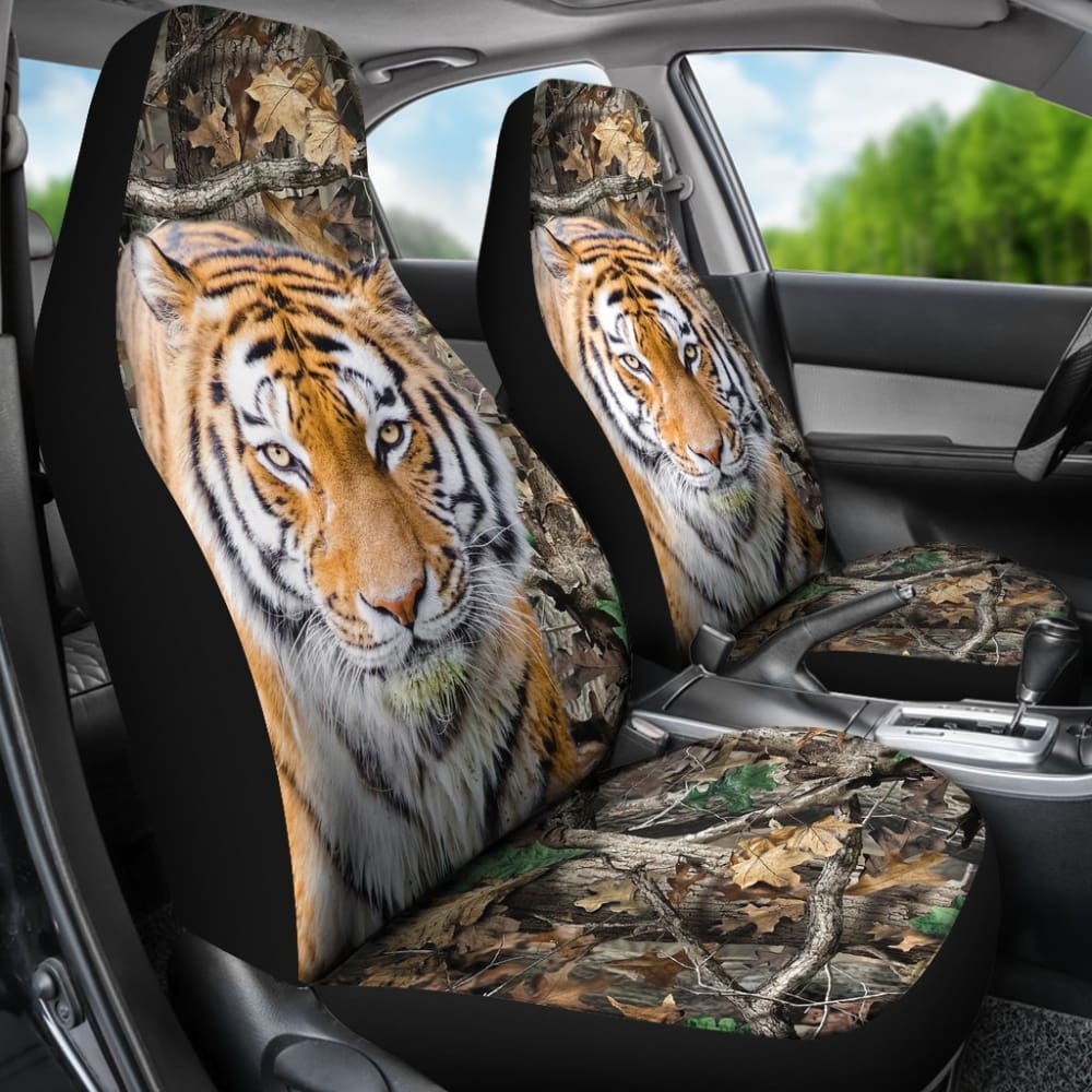 Forest Amazing Tiger Car Seat Covers 211403 - YourCarButBetter