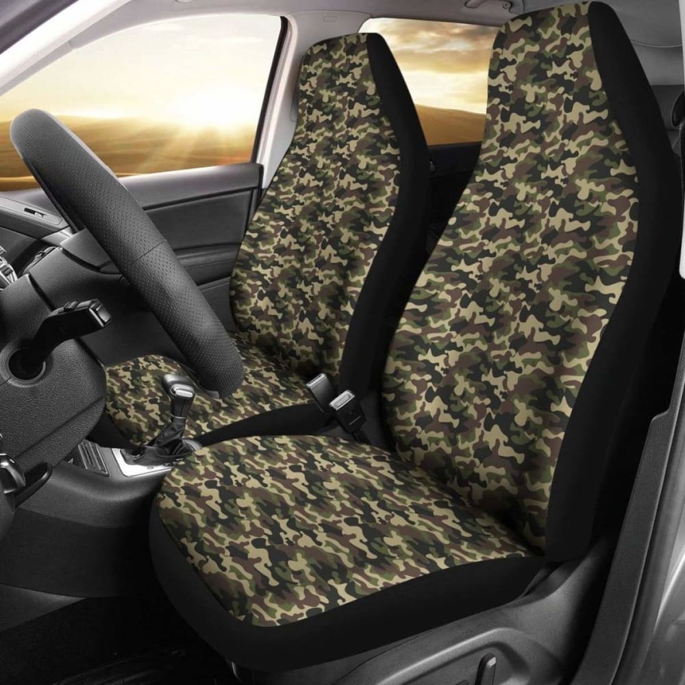 Forest Camo Car Seat Cover 112608