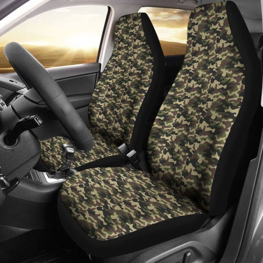 Forest Camo Car Seat Cover 112608