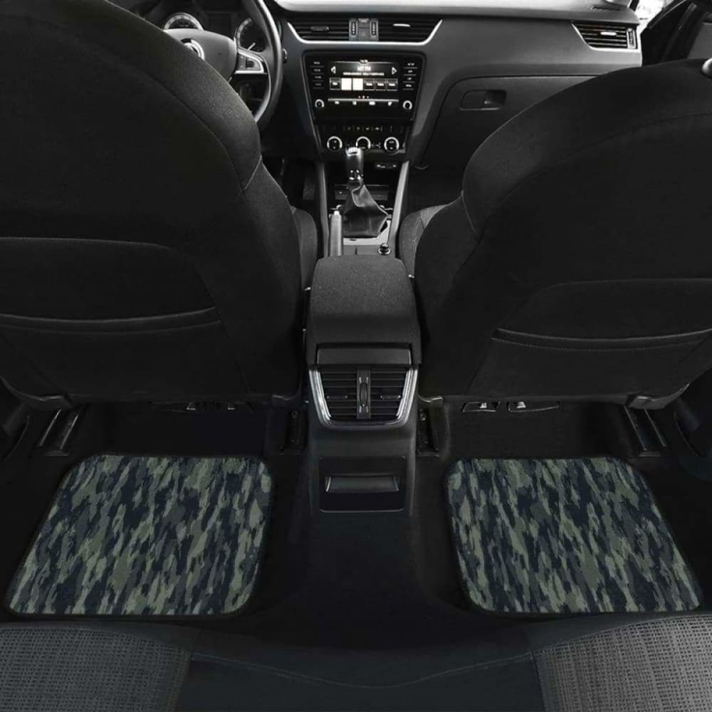 Forest Camouflage Front And Back Car Mats 112608