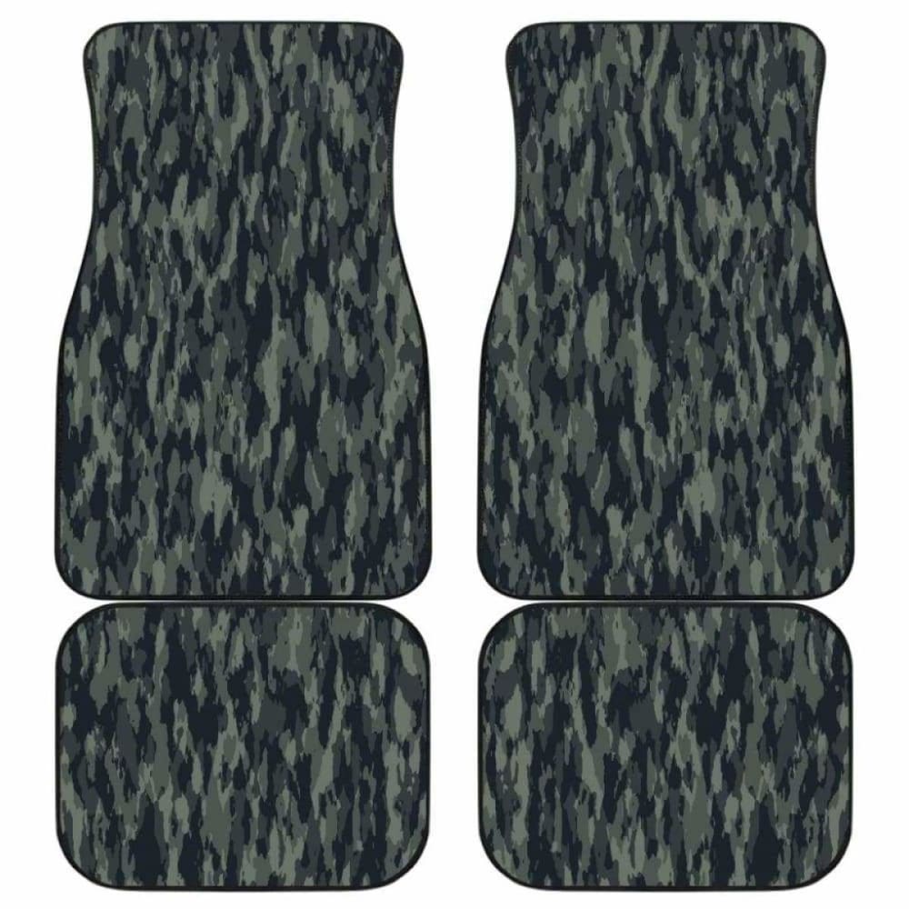 Forest Camouflage Front And Back Car Mats 112608