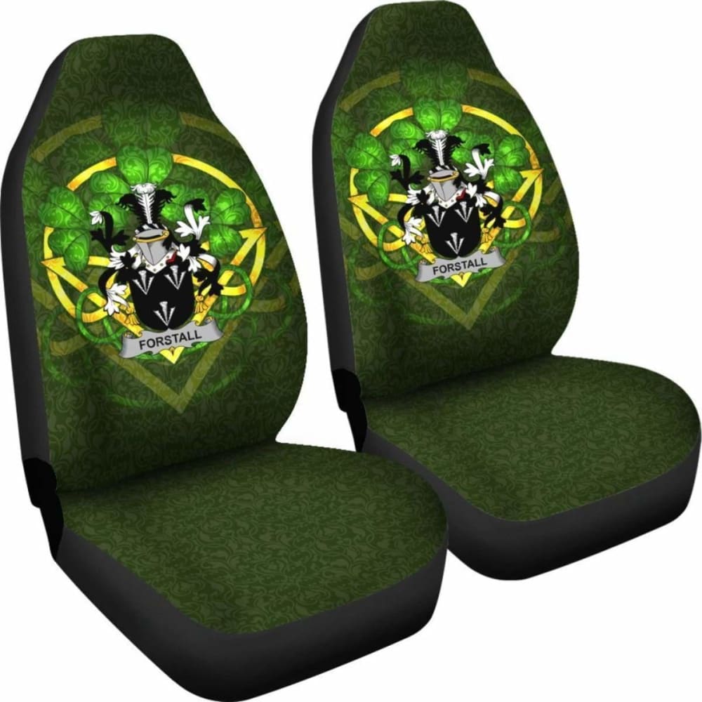 Forstall Ireland Car Seat Cover Celtic Shamrock (Set Of Two) 154230 - YourCarButBetter
