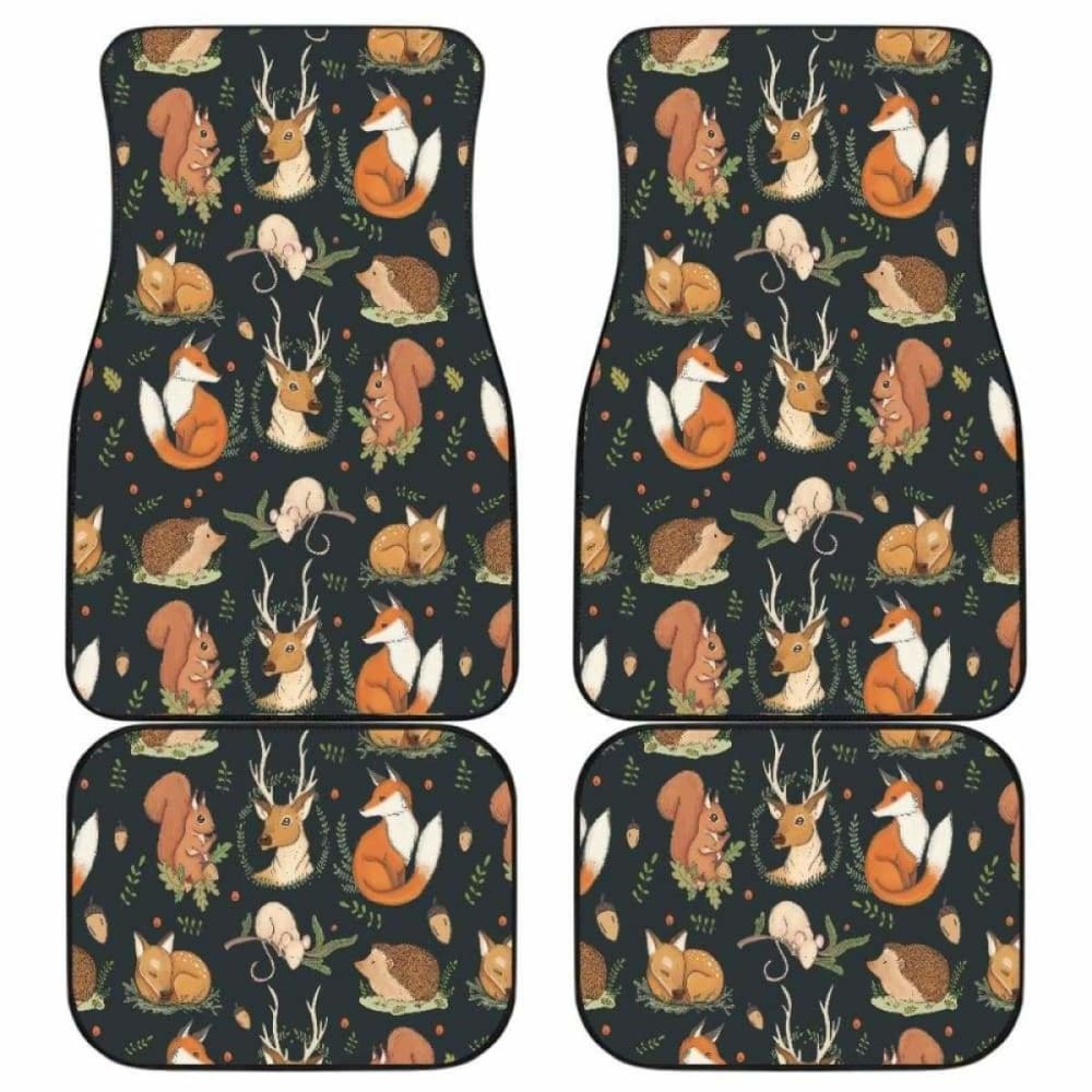 Fox Deer Car Floor Mats 200217